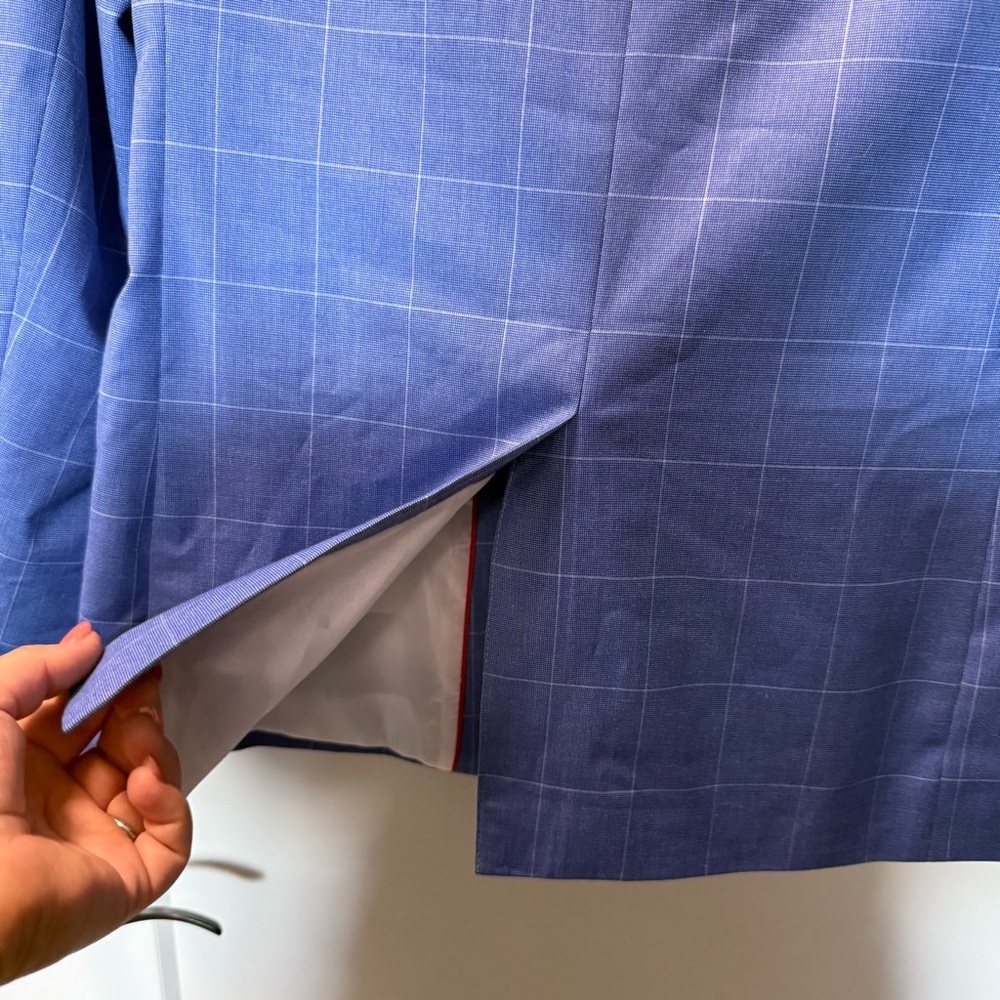 Tommy Hilfiger Blue Plaid Blazer - Picture 6 of 6